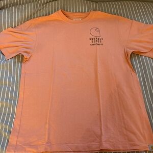 Women's Size XL Coral Carhartt T-Shirt